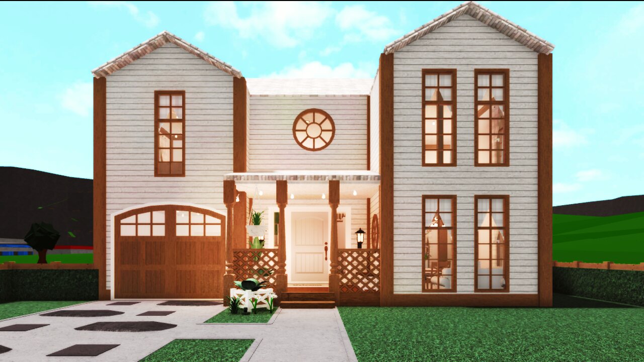 Roblox Bloxburg: Modern Farm House!!!