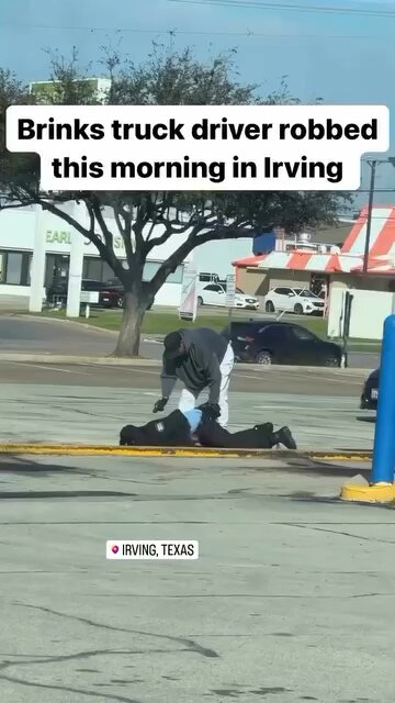 Brinks truck driver robbed