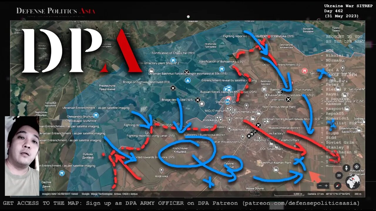 UKRAINE RESUMES OFFENSIVE TO PINCER BAKHMUT; op encirclement could force retreat - Bakhmut Front