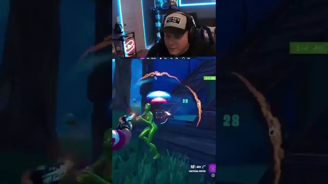 Nasty PISTOL clip! #fortnite #fortniteshorts #dad