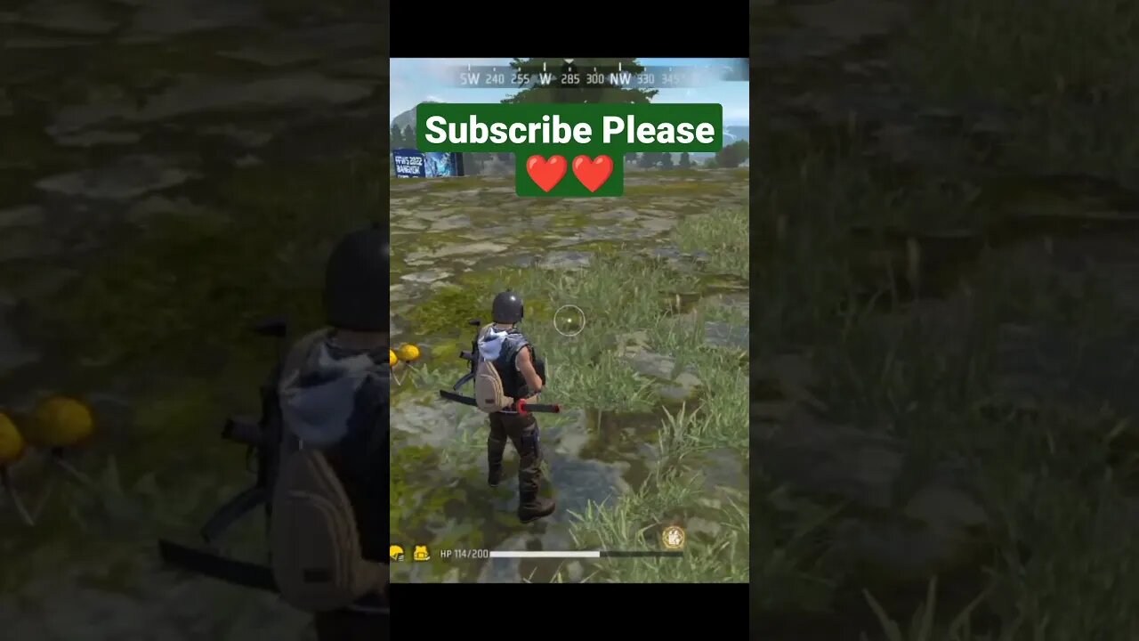 free fire battle royal short video status ||Random running #freefire #gaming #gameplay #ff #ffshort