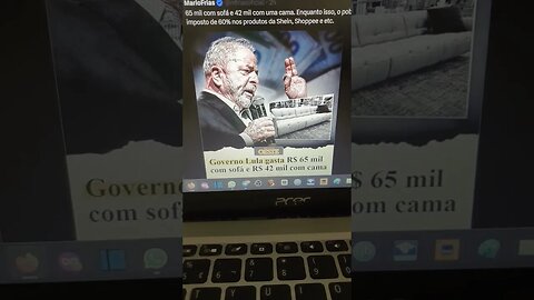 R$ 65000 com sofá, R$ 42.000 com uma cama... mais de R$ 300.000 a compra toda do pai dos pobres 🤡🤦🤡🤦