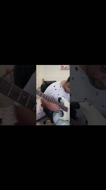 Aquecendo com algumas idéias #guitarra #guitarcover #guitarraeletrica #shorts #musica #fy #song