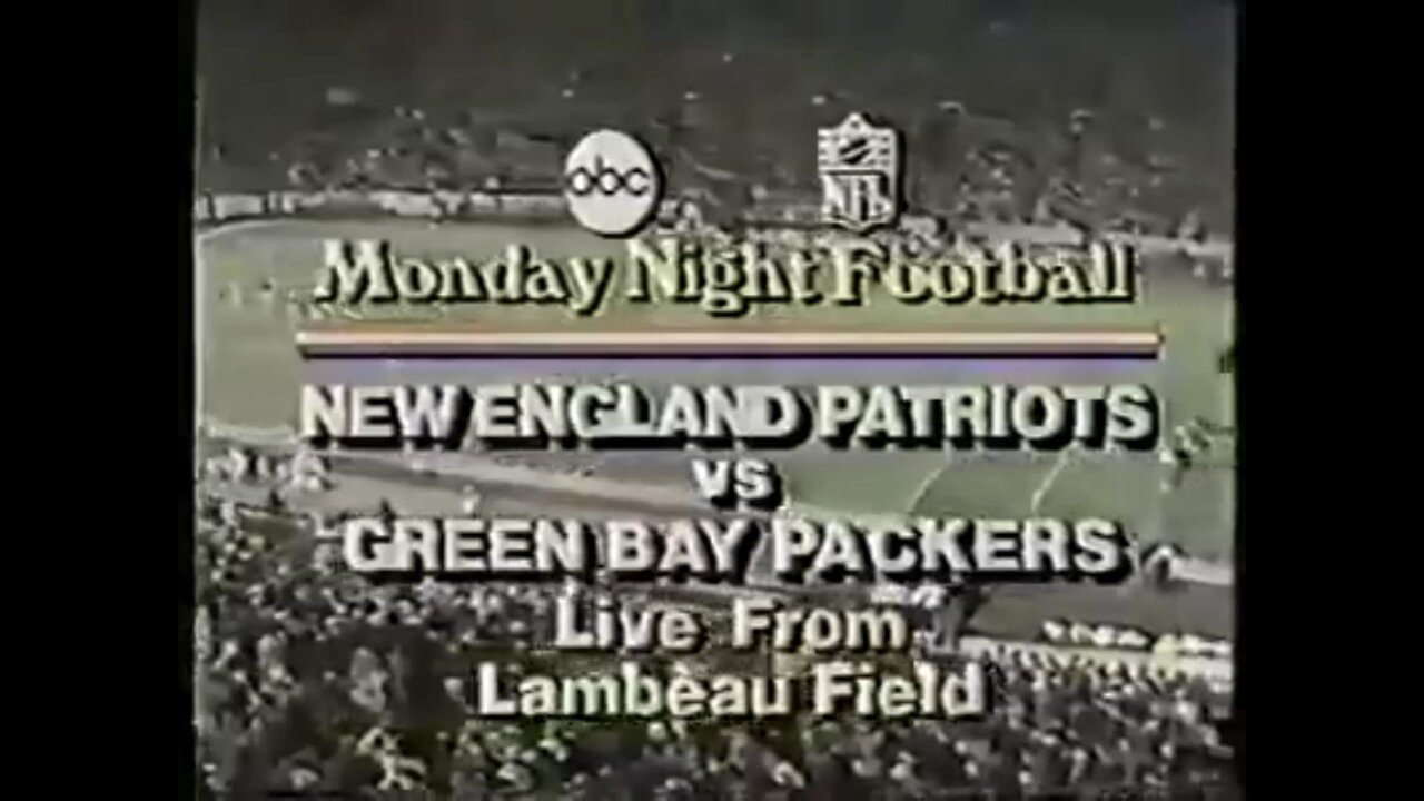 1979-10-01 New England Patriots vs Green Bay Packers