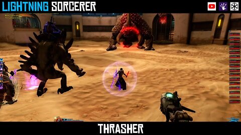 Star Wars the Old Republic | Lightning Sorcerer PvE Gameplay | Scum and Villainy - Thrasher