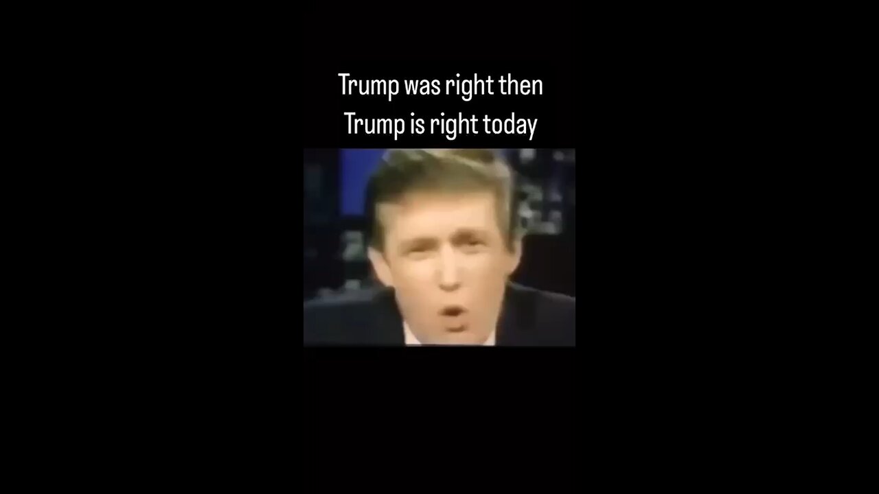 this is the same is Australia Trump is right