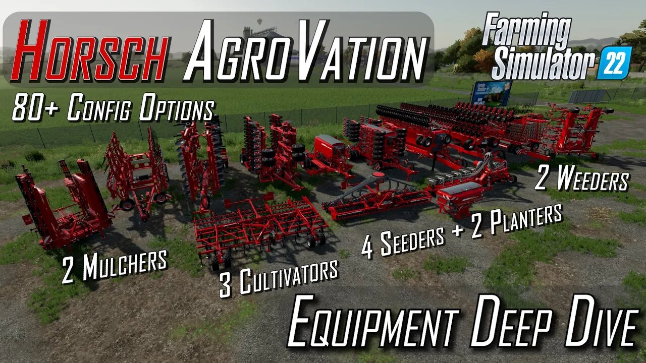 🚨 Horsch AgroVation Pack Equipment Deep Dive 🚨 Farming Simulator 22