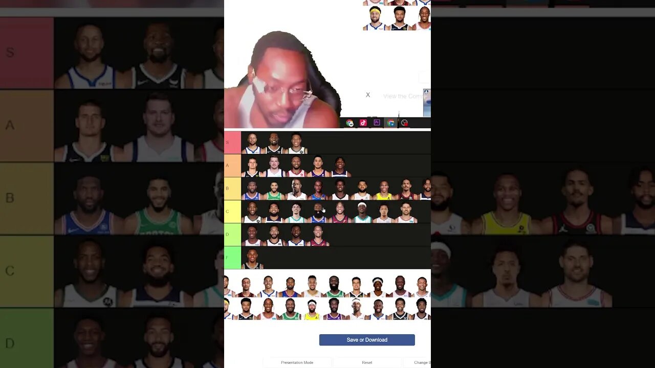 MY ULTIMATE NBA TIER LIST🌝💯