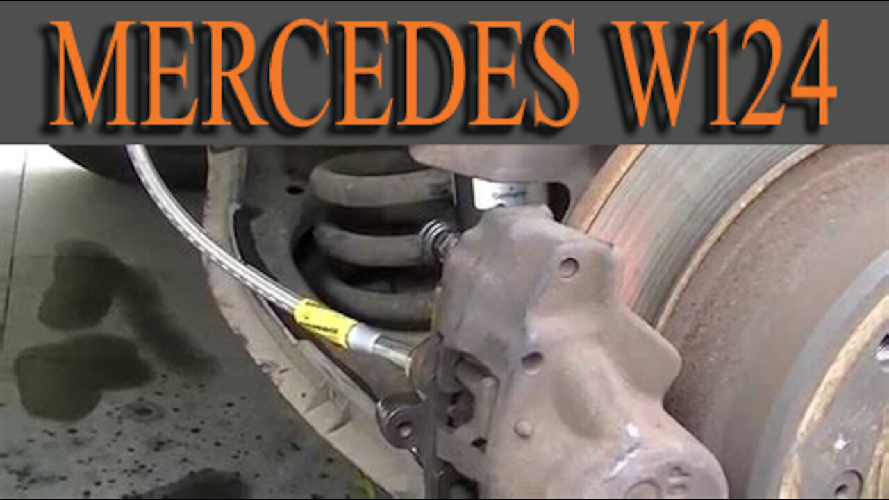 Mercedes Benz W124 - Rear break pads how to change them DIY repair