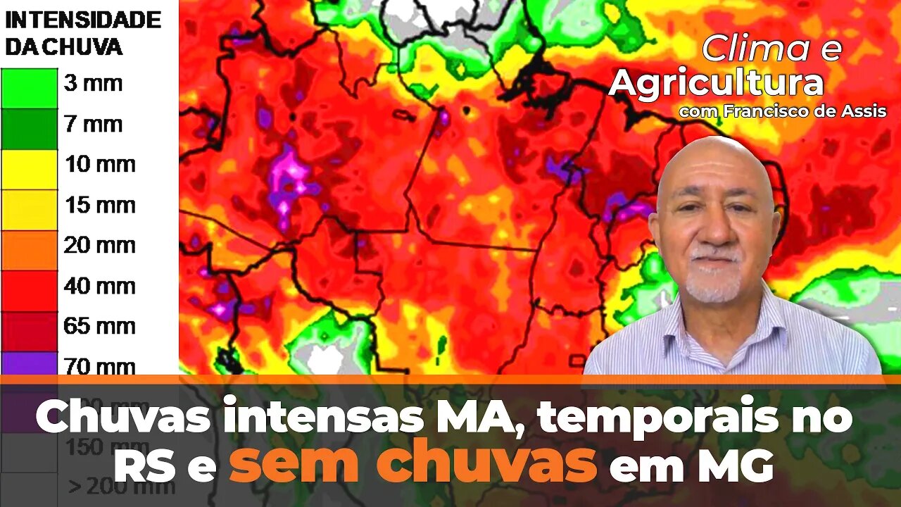 Chuvas na Região Sul, MG e no MATOPIBA