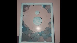 Sea Glass Light Up Frame