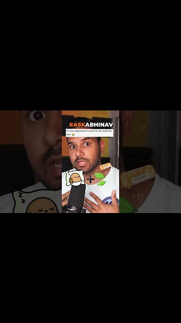 YOU CAN DECIDE WHETHER YOU WANT TO FEEL DEPRESSED OR NOT #askabhinav #shorts #addiction #depression