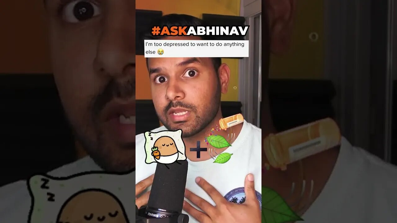 YOU CAN DECIDE WHETHER YOU WANT TO FEEL DEPRESSED OR NOT #askabhinav #shorts #addiction #depression