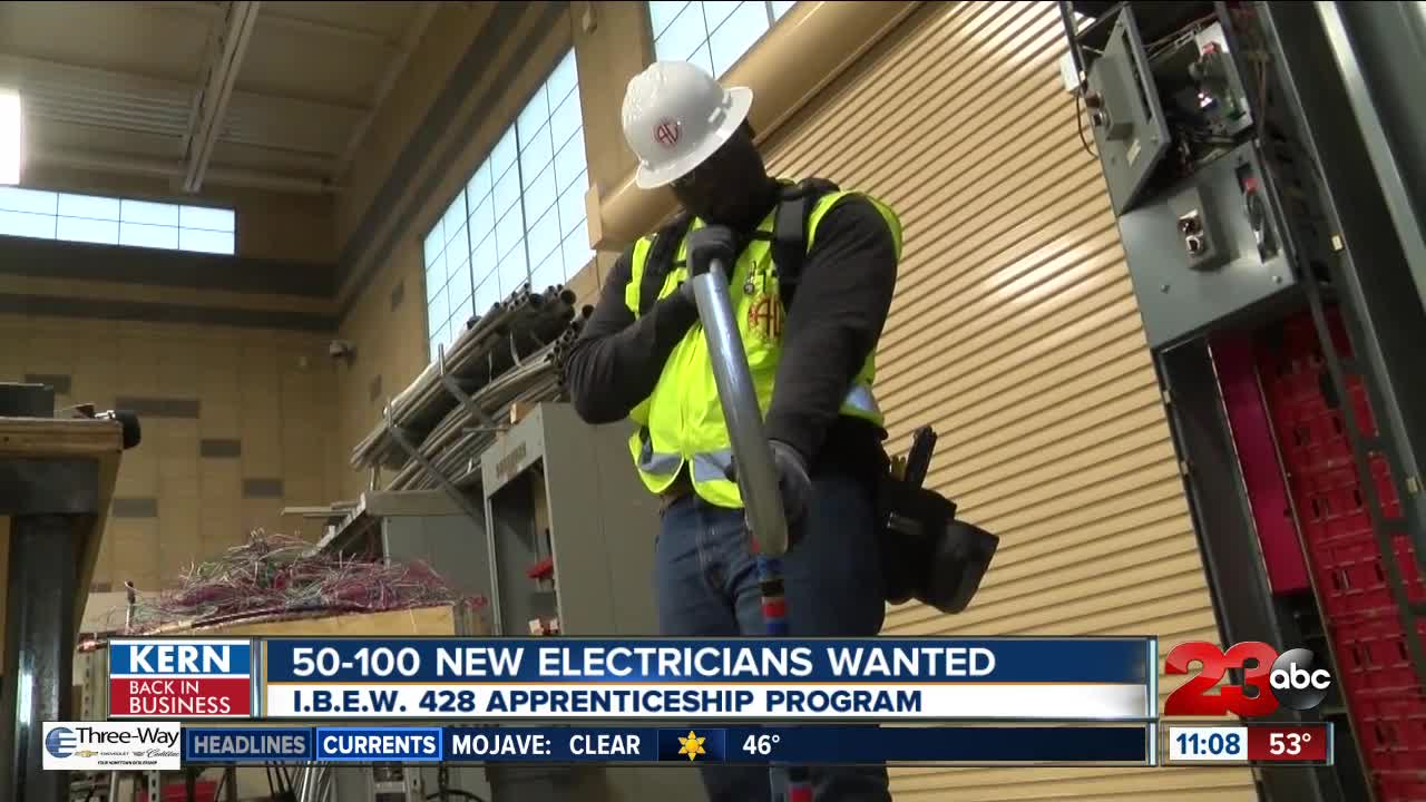 Kern Back In Business: Electrician jobs in high demand