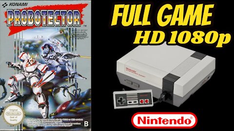 Probotector (NES) Longplay/Walkthrough NO COMMENTARY HD 1080p