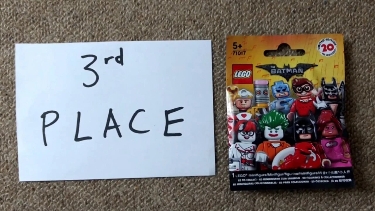 Giveaway #1 - The Lego Batman Movie Limited Edition Minifigure Packs | Gold Puffin Lego Animation