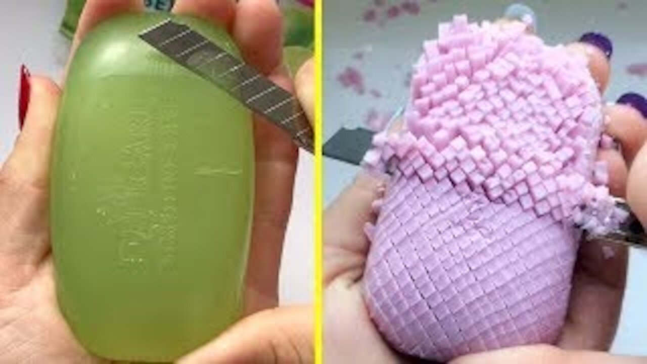 Soap Carving ASMR ! Relaxing Sounds ! (no talking) Satisfying ASMR Video | P219