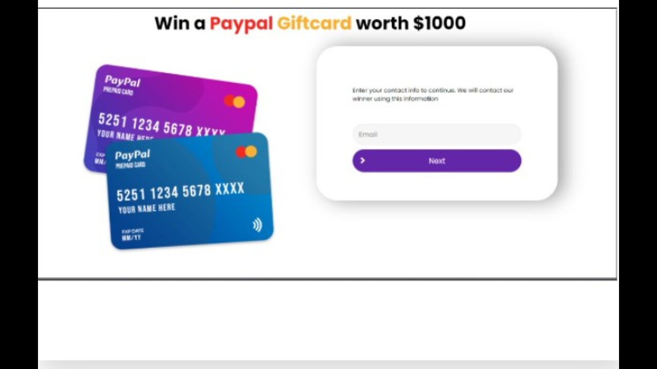 How to get a free $1000 PayPal gift card