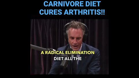 Carnivore diet cures arthritis, autoimmune conditions and depression!!