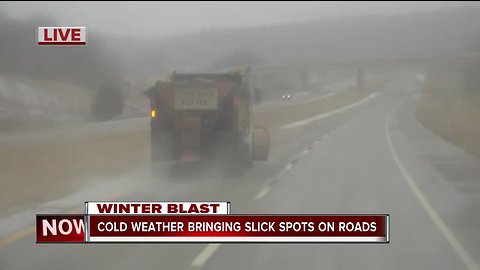 Crews clearing turnpikes during winter weather