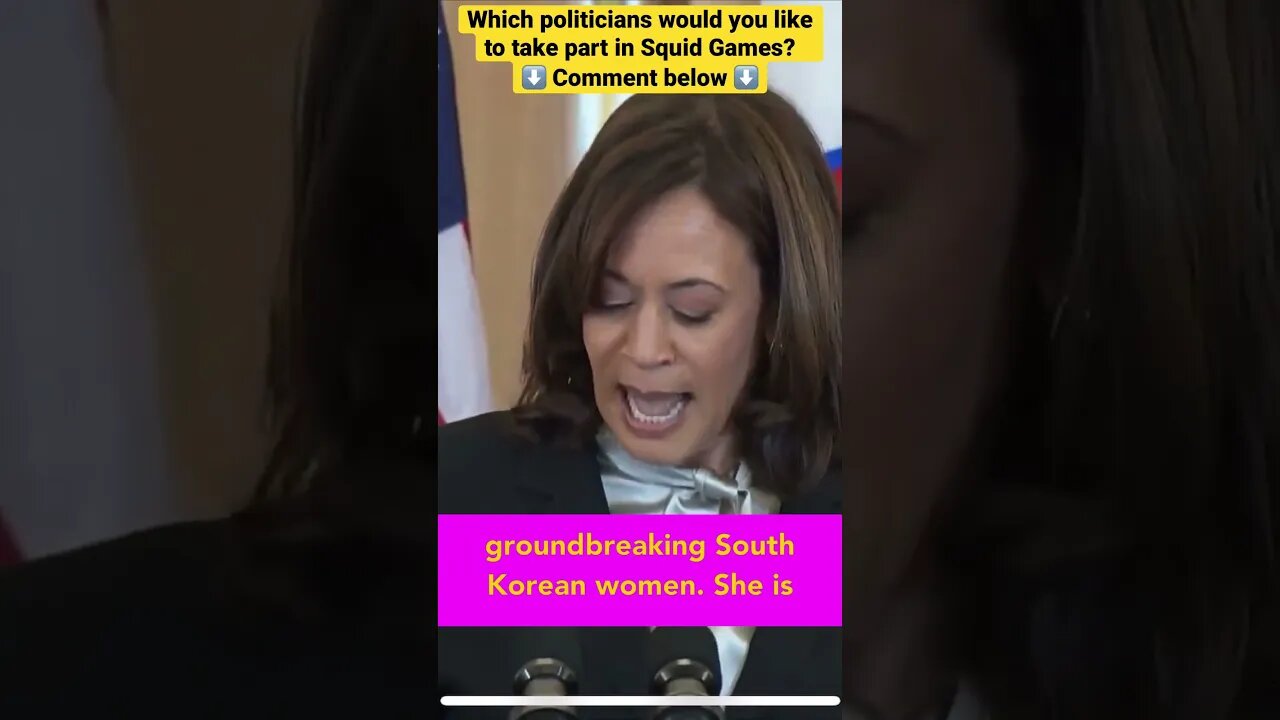 Kamala Harris, South Korea, & Squid Games?