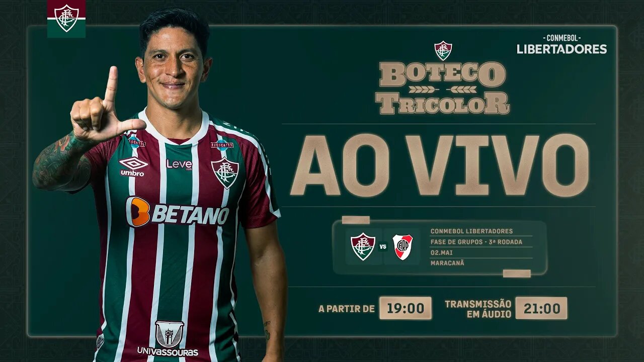 AO VIVO - FLUMINENSE X RIVER PLATE | CONMEBOL LIBERTADORES 2023