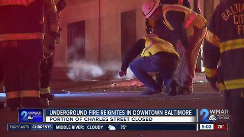 Second underground fire disrupts traffic