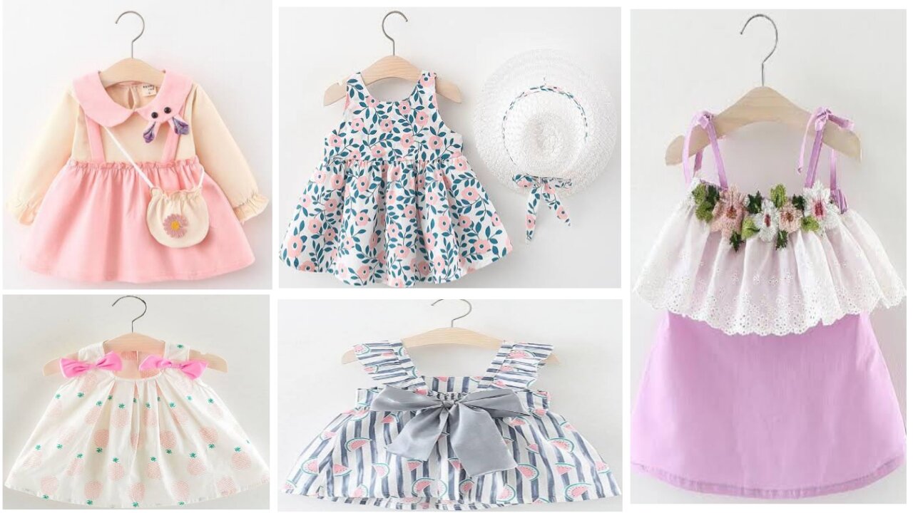 Stylish dress for baby in Cotton Germents