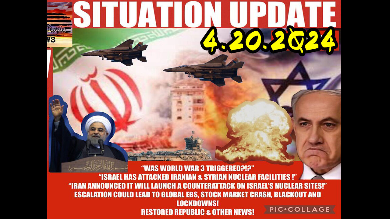 Situation Update 4-20-2024 ~ Q Drop + Trump u.s Military - White Hats Intel ~ SGAnon Intel