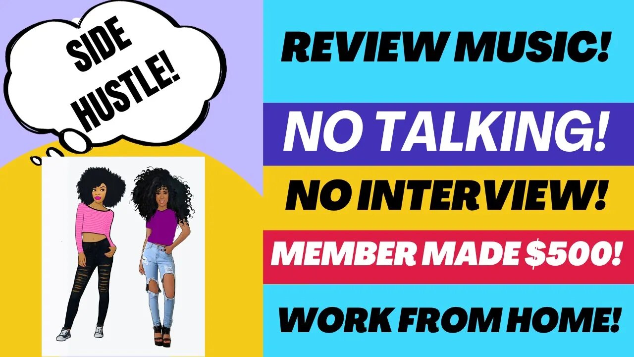 No Experience No Talking No Interview Work When You want Member Made $500 Work From Home #sidehustle