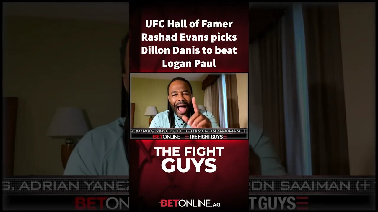 Rashad Evans picks Dillon Danis to beat Logan Paul #dillondanis #loganpaul #paulvsdanis #boxing