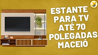 Estante Home para TV até 70 polegadas 2 Gavetas Maceió