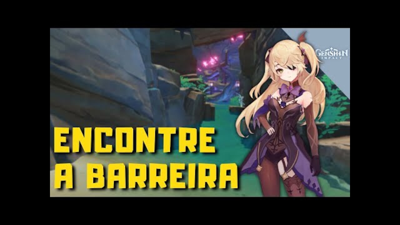 Encontre a Barreira (Ritual Sagrado de Purificação Sakura) - Genshin Impact