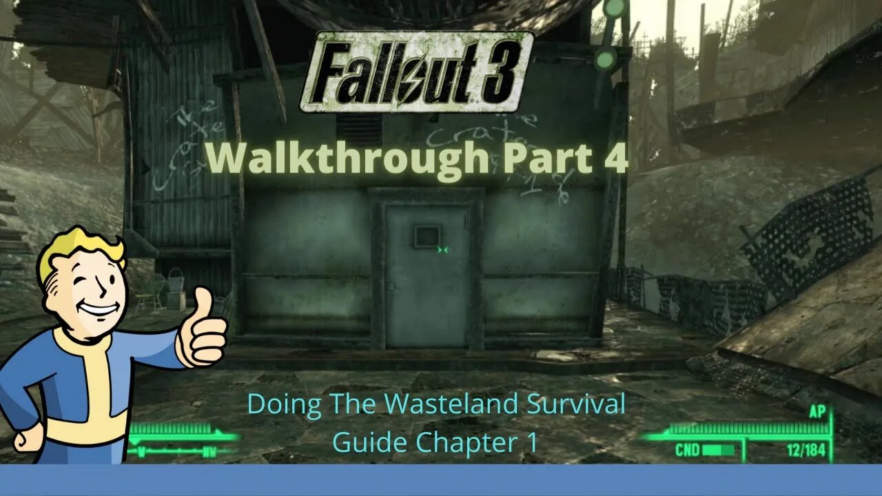 Fallout 3 gameplay walkthrough part 4 - kicking off the wasteland survival guide