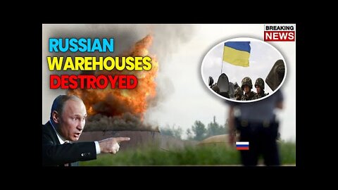 GREAT VICTORY! Ukrainian troops destroyed Russian warehouses!