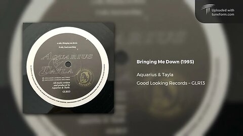 Aquarius & Tayla - Bringing Me Down (1995)