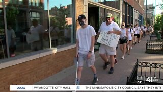 Silent Black Lives Matter march brings nearly 1,000 protesters to downtown Kansas City