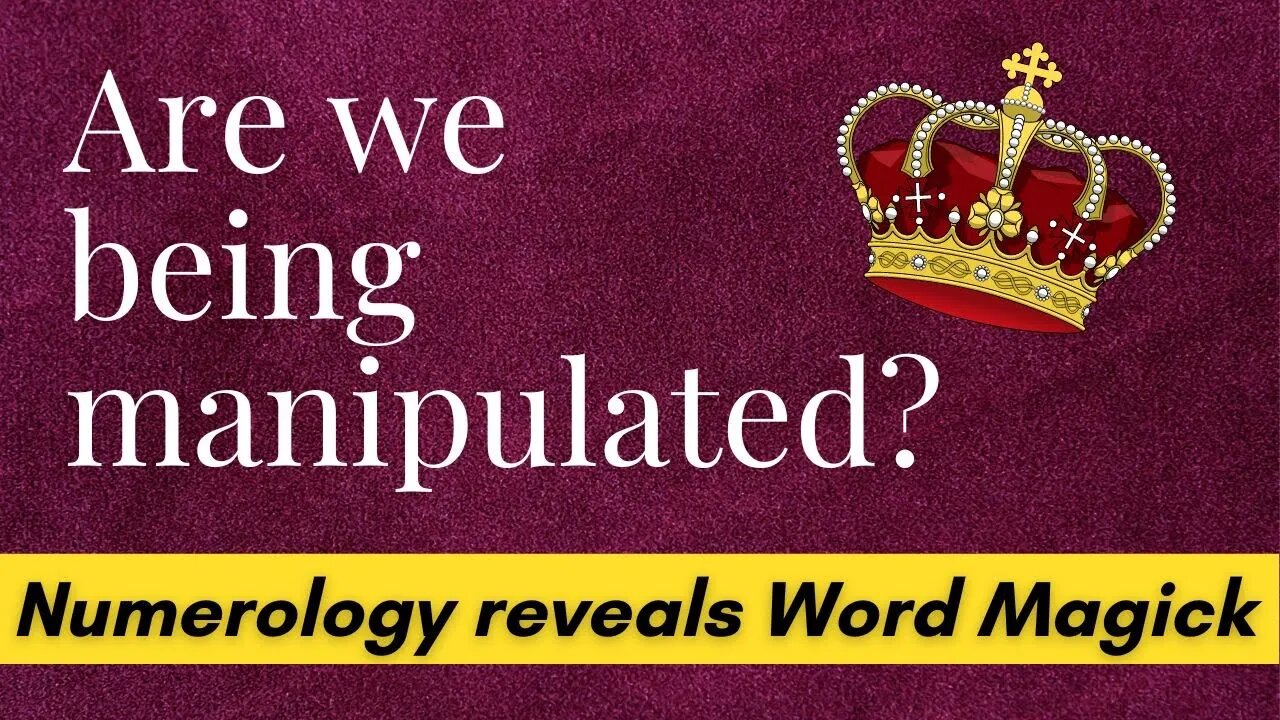 Is the British Royal Family using Word Magic? 👑 #numerology #wordmagic #magick #occult