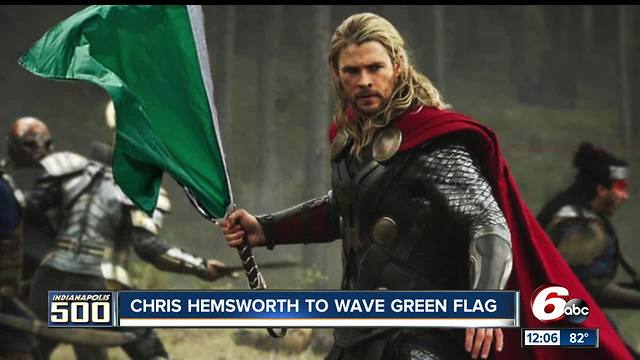 'Avengers' star Chris Hemsworth to wave green flag at Indy 500