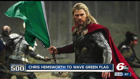 'Avengers' star Chris Hemsworth to wave green flag at Indy 500