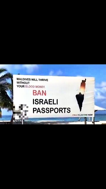 Israelis Banned from the Maldives