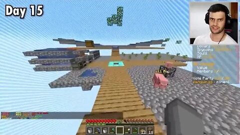 I Survived 100 Days in Minecraft SKY BLOCK… + 16