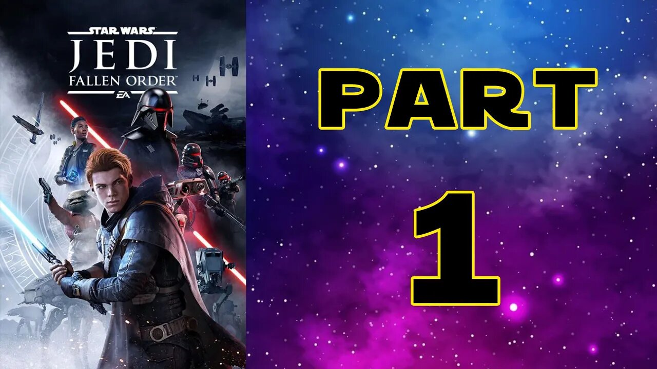 STAR WARS Jedi Fallen Order PC Playthrough pt1 - Absolutely Insane & Beautiful Game! Journey Begins!