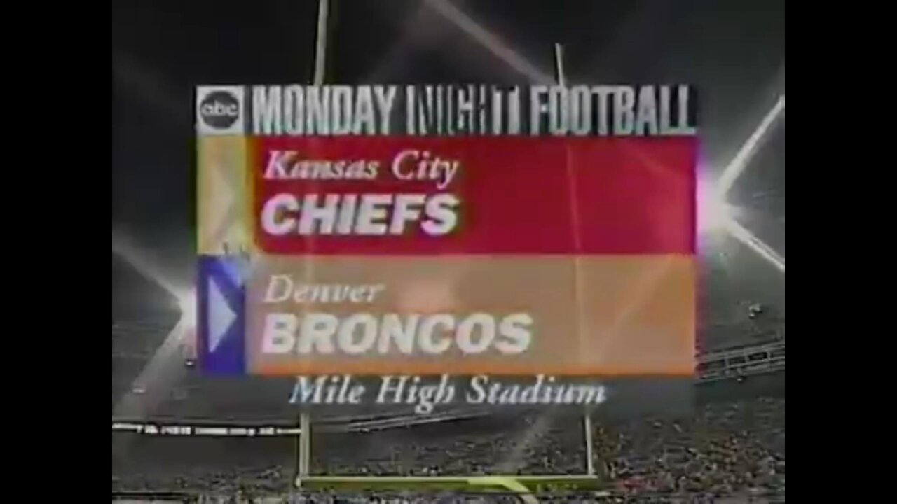 1994-10-17 Kansas City Chiefs vs Denver Broncos