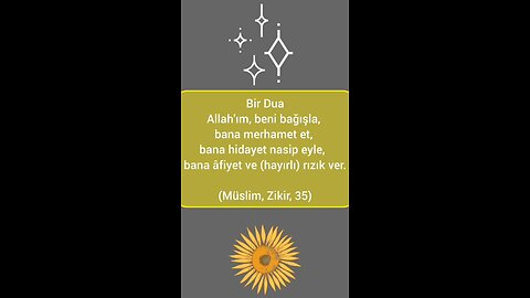 Bir dua