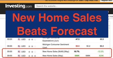 New Home Sales Beat Estimates