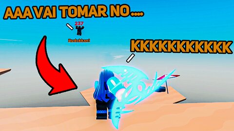 JOGUEI ROBLOX COM INSCRITO E FUI XINGADO MUITO KKKKK