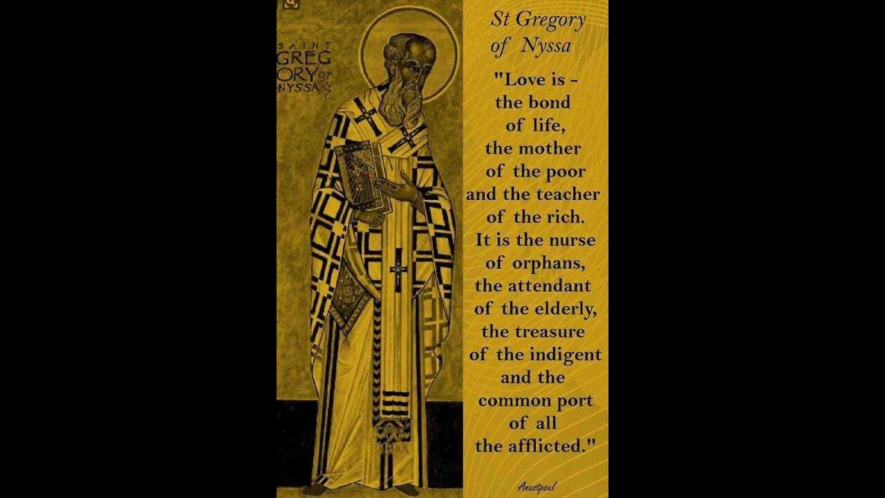 St. Gregory of Nyssa Part 1