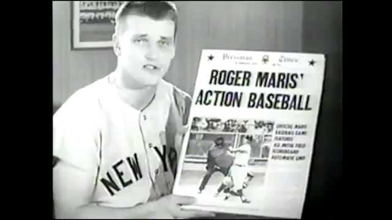 1962 - Ad for Roger Maris Action Baseball Game