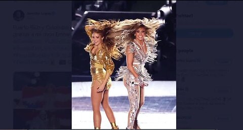 Shakira and J. Lo halftime show